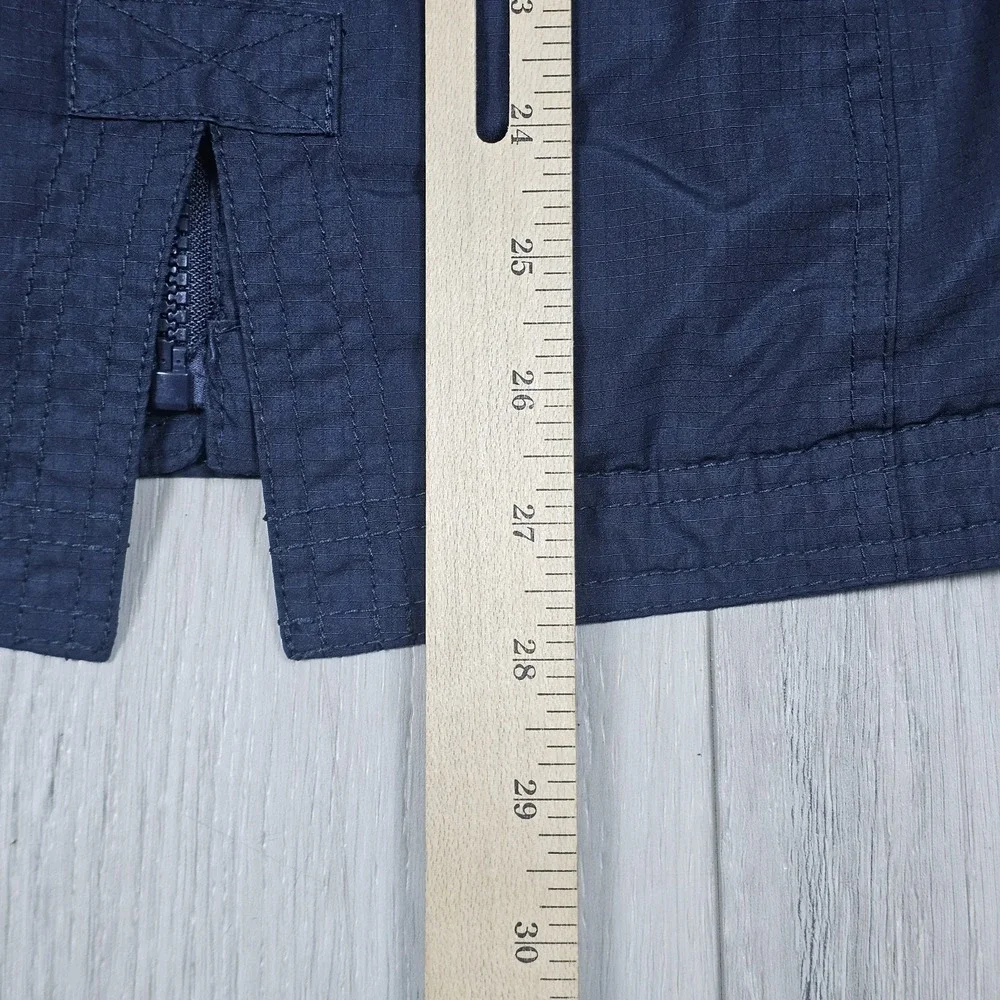 Hollister California All Weather Jacket Womens Small Blue Full Zip Sherpa Hoodie